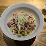 麺や 紀茂登 - 和え麺ハーフ@600円