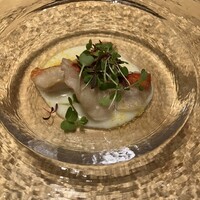 日本料理　「十二颯」 ヒルトン東京 - 金目鯛塩焼き　百合根すり流し