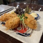 とんかつ 桐の家 - 牡蠣フライ