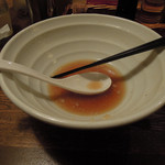 Ebaramachi Shinatetsu - ワンタン背脂ニンニクラーメン　完食