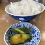 江ちゃんラーメン - ご飯が熱々で最高！