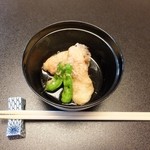 日本料理雲海 - キスの天麩羅　椀仕立て
