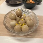 47都道府県の日本酒と炉端焼き 浦島 - 燻製うずら卵