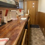 広島つけめん まるとちび - カウンター