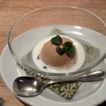 クローバーステーキハウス - 黒砂糖のアイス