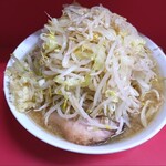 ラーメン二郎 三田本店 - 小（ヤサイマシマシニンニクカラメ）