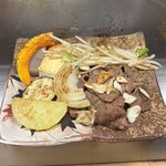 千薫庵 - 野菜もたっぷり楽しめます