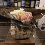 七福 - 料理写真:朴葉味噌