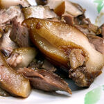 天天楽 - 味付けは豚の耳と同じ味ですね。