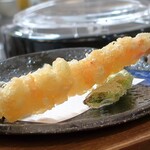 桶家乃隠居 - 海老、さやえんどう