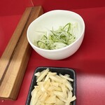 ラーメン二郎 - ネギ、生姜　各100円