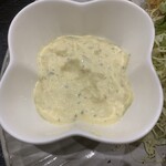 えいすけ - エビ＆カキフライ定食　1,330円　のタルタルソース