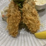 えいすけ - エビ＆カキフライ定食　1,330円　