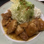 えいすけ - チキンガーリックバター定食　980円