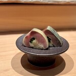 匠 進吾 - いつもの酢〆の青魚シリーズ、この日は鯖ちゃん。
