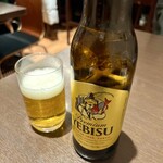 四川担担麺 阿吽 - エビスビール 530円