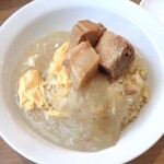 中華そば 貴の香 - 雪崩式あんかけ半炒飯