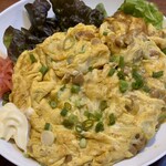 じらい亭 - 納豆玉子とじ600円