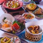 北海道料理ユック 北の海道 - 利尻会席3100円