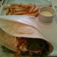 アン カフェ - ブランチ「メキシカンソフトタコス」１，２００円。