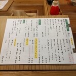 酒呑蕎食〆タグル - メニュー