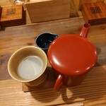 酒呑蕎食〆タグル - 蕎麦焼酎の蕎麦湯割り