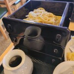 なみき庵 - 大盛は3段