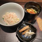 炭火鉄板焼　杜季 - 蟹のかまどご飯