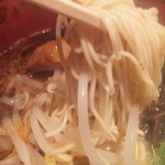 麺龍 炎の杜 - 麺アップ