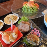 中国料理 カリュウ(ヨコハマ グランド インターコンチネンタル ホテル) - カリュウ」特製「冷やし翡翠(ひすい)麺