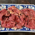 百万馬力 - 豚ハラミ塩 750円
