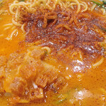 大阪王将 - 途中、バーニングパウダーで味変