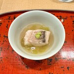 道後 海舟 - 蕗と甘鯛出汁餡掛け