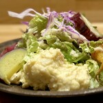 洋食 おがた - セットのサラダ