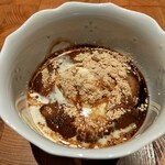 鮨処 しし - わらび餅とバニラアイス