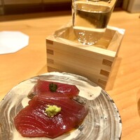 鮨トキドキ串 海老虎 - つまみもしっかりしてて良い