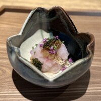 日本料理FUJI - アカムツ 蕪の酢漬け 素揚げブロッコリー