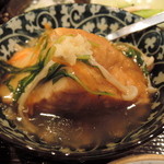 旬菜織部 - 2014.5初鰹たたき・出し巻・厚揚温野菜あんかけの定食