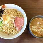 麺や 真登 - 海老豚骨つけ麺　大盛り