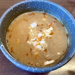 麺や 真登 - 海老豚骨つけ麺　大盛り