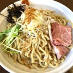 麺や 真登 - 海老豚骨つけ麺　大盛り