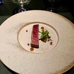 Peter - 愛媛県伊達館のマリネ
      ぽん酢ジュレ加子とトマトのコンディメント