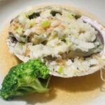 故宮 - 活エゾ鮑の蒸しもの ガーリック風味