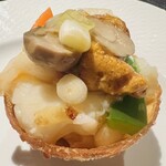 故宮 - イセエビと雲丹のXOソース炒め