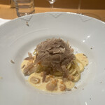 銀座 ひらやま - ウニと白トリュフのパスタ