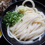 上野製麺所 - 醬油うどん1.5玉350円＋まいたけ天150円