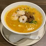 龍騰虎躍 - 海老ときのこの担々麺