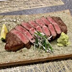 肴と炭火焼 玉 - ミスジ炭焼き