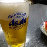 チャイナ DRAGON - 神泡な生ビール（笑）アサヒのスーパードライ。