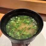 竹鮨 - 味噌汁